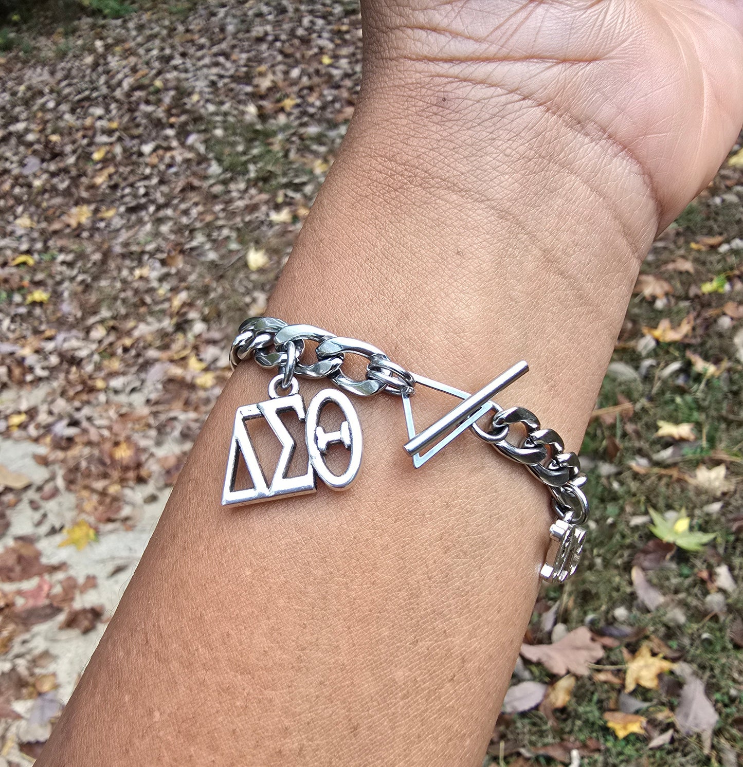 Delta Charm Bracelet - Delta Sigma Theta Charm Bracelet - Sorority Bracelet - Delta 1913 Bracelet - Delta Bracelet