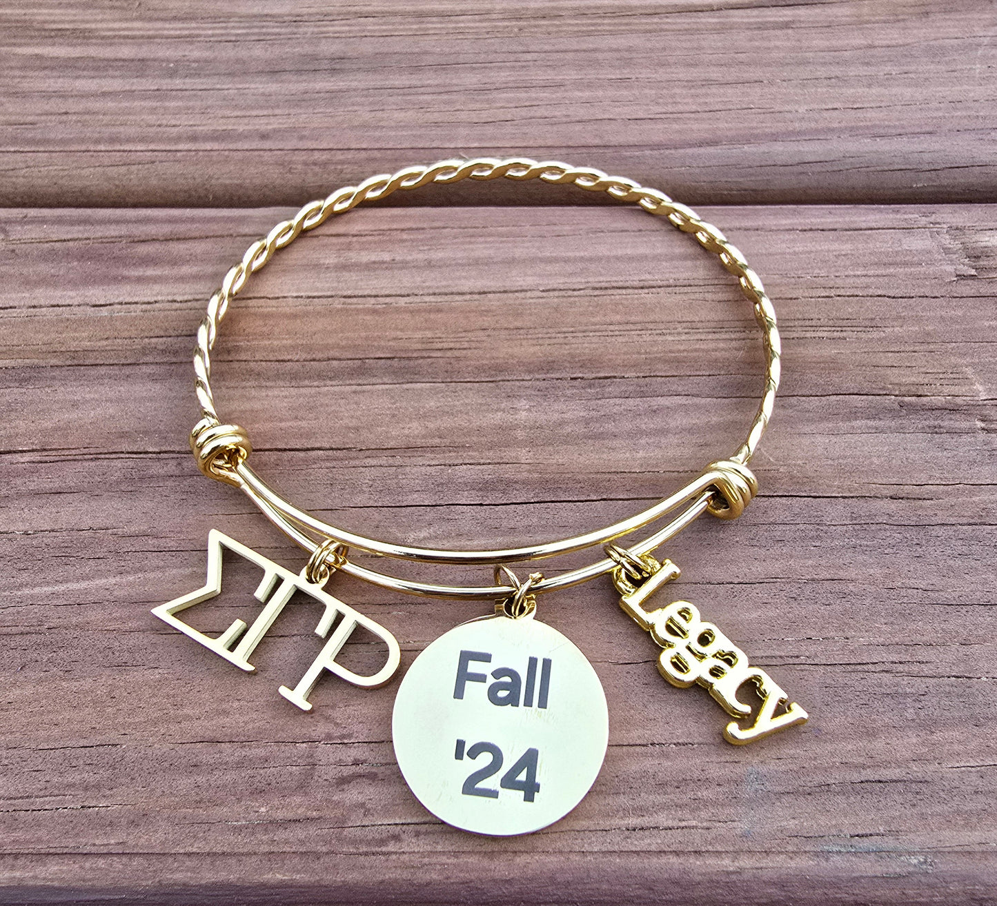 Sigma Gamma Rho Legacy Charm Bracelet