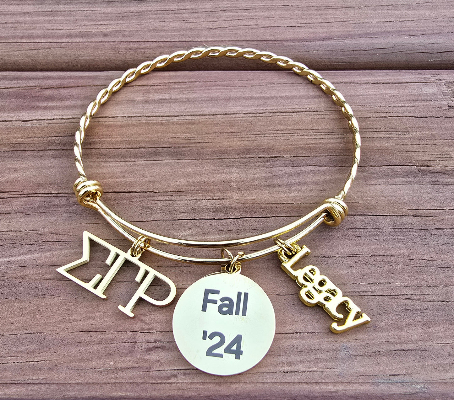 Sigma Gamma Rho Legacy Charm Bracelet