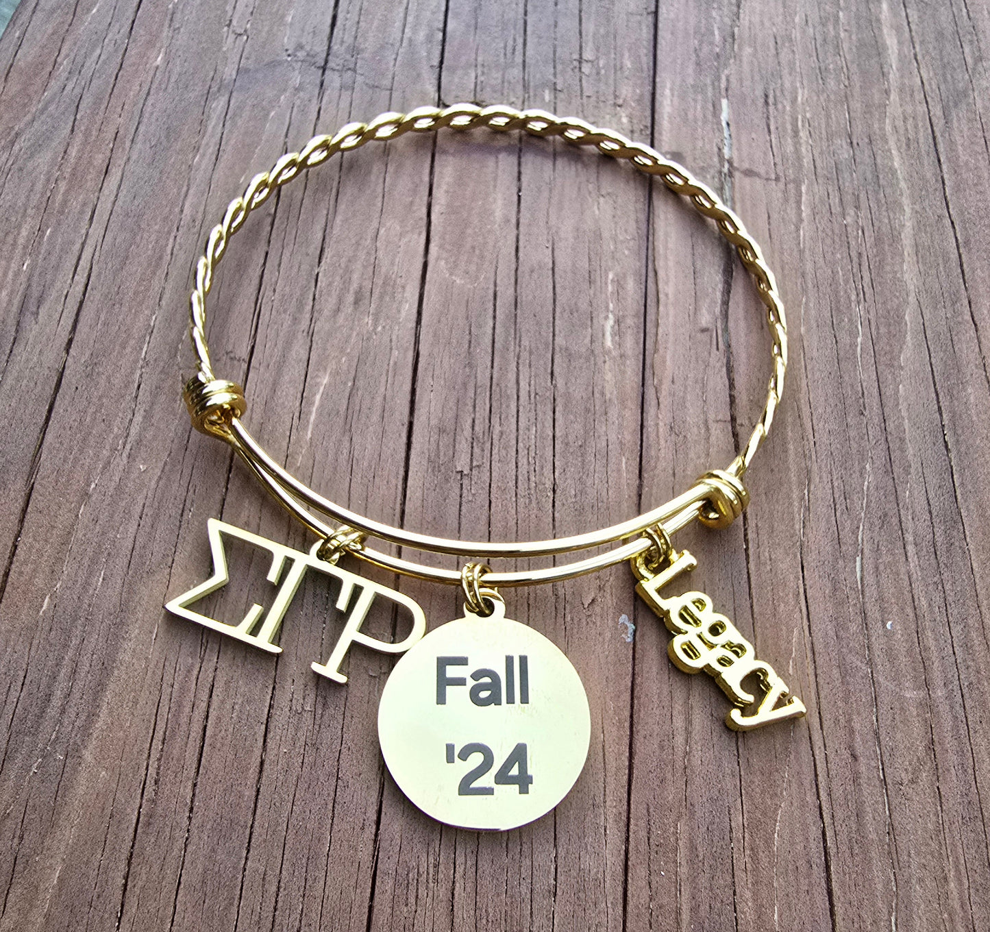 Sigma Gamma Rho Legacy Charm Bracelet