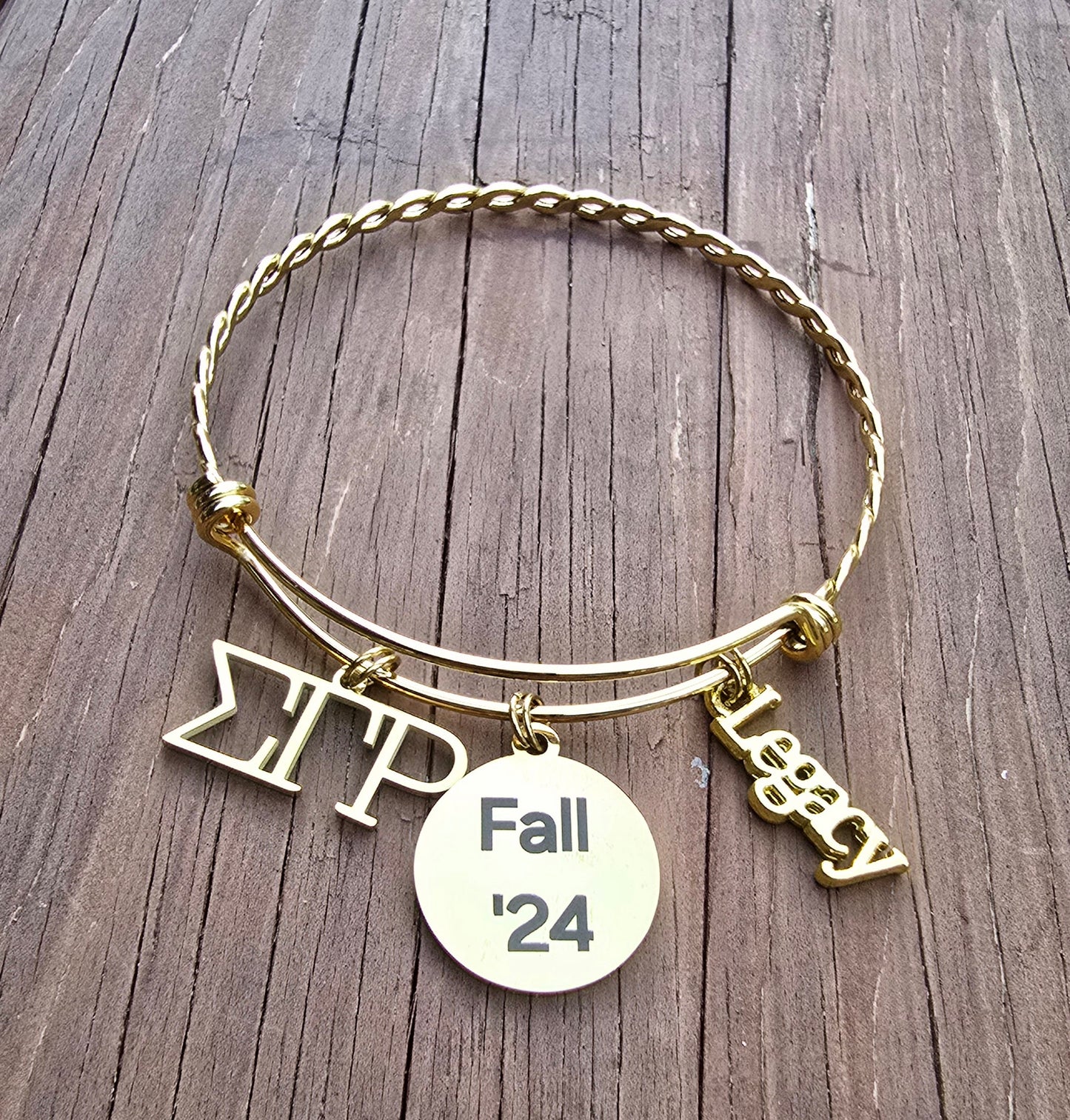 Sigma Gamma Rho Legacy Charm Bracelet