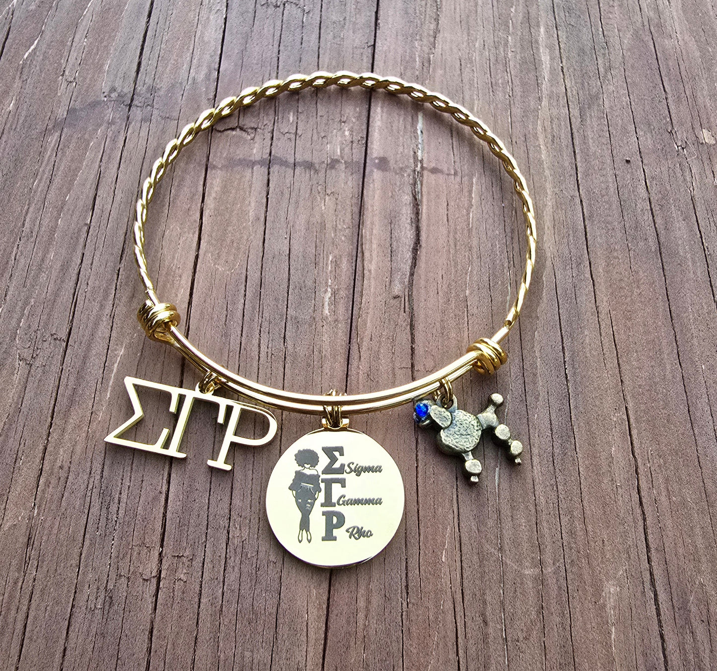 Sigma Gamma Rho Charm Bracelet