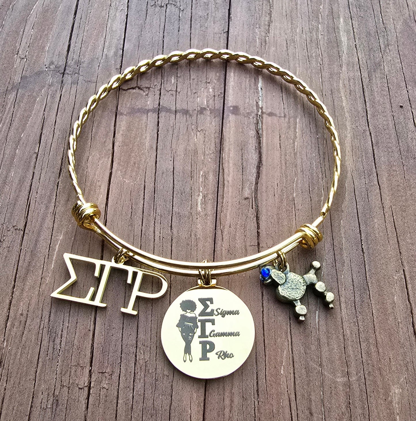 Sigma Gamma Rho Charm Bracelet