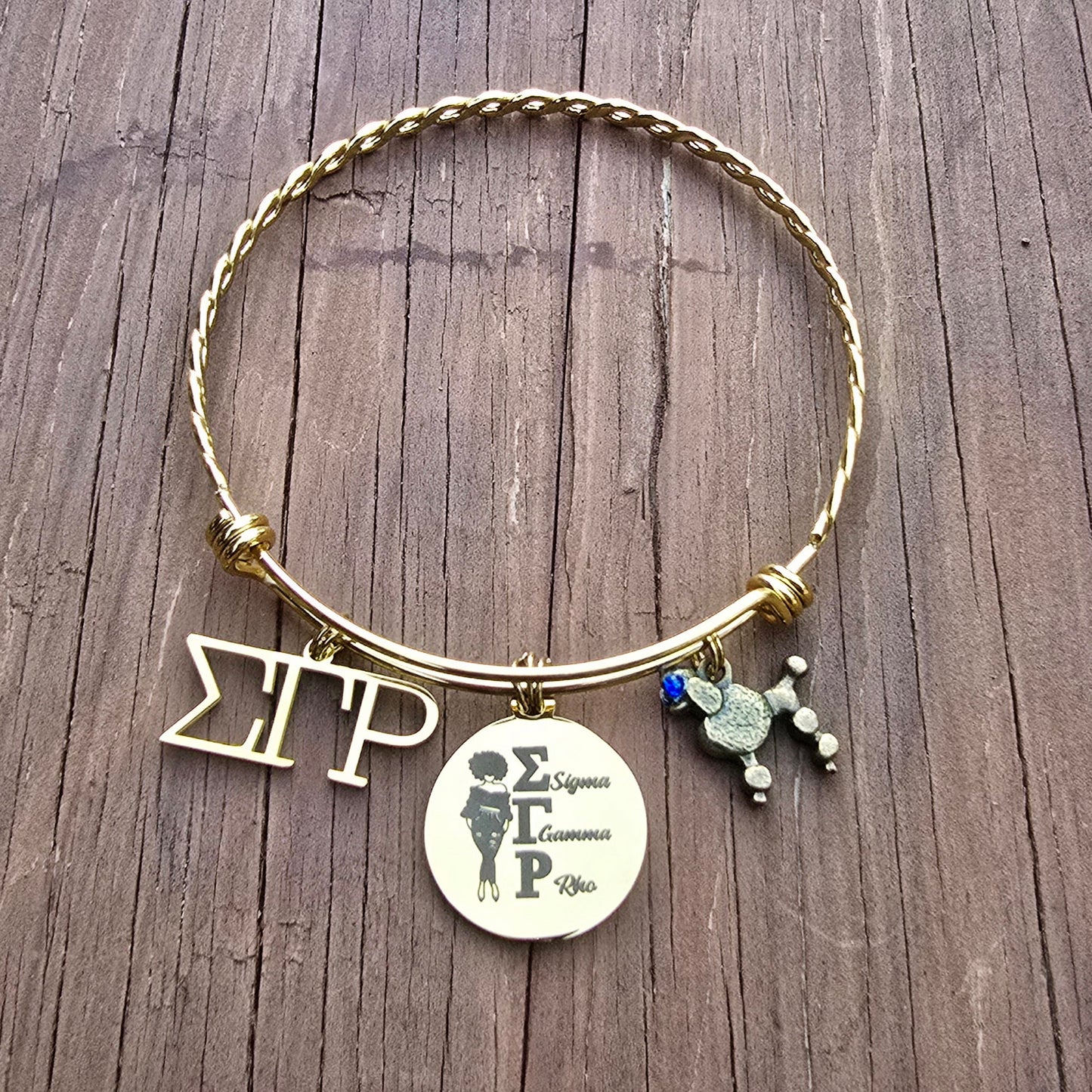 Sigma Gamma Rho Charm Bracelet