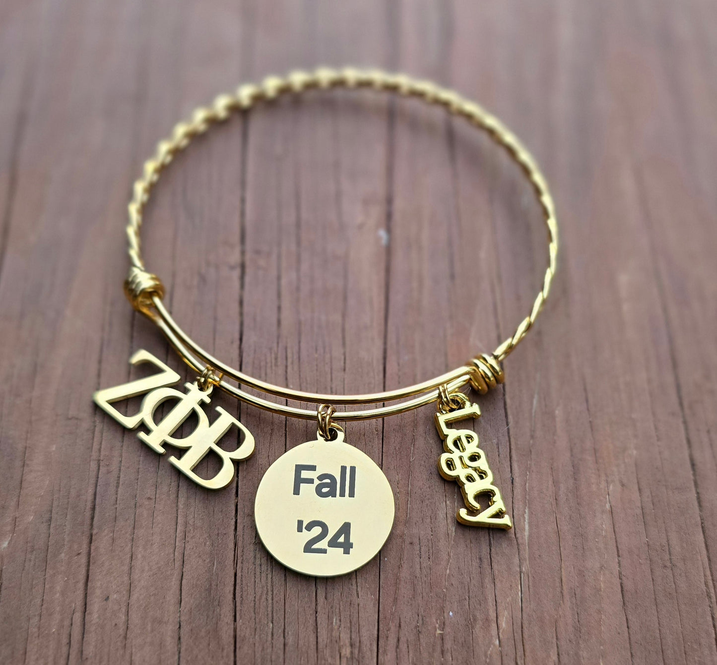 Zeta Phi Beta Legacy Charm Bracelet