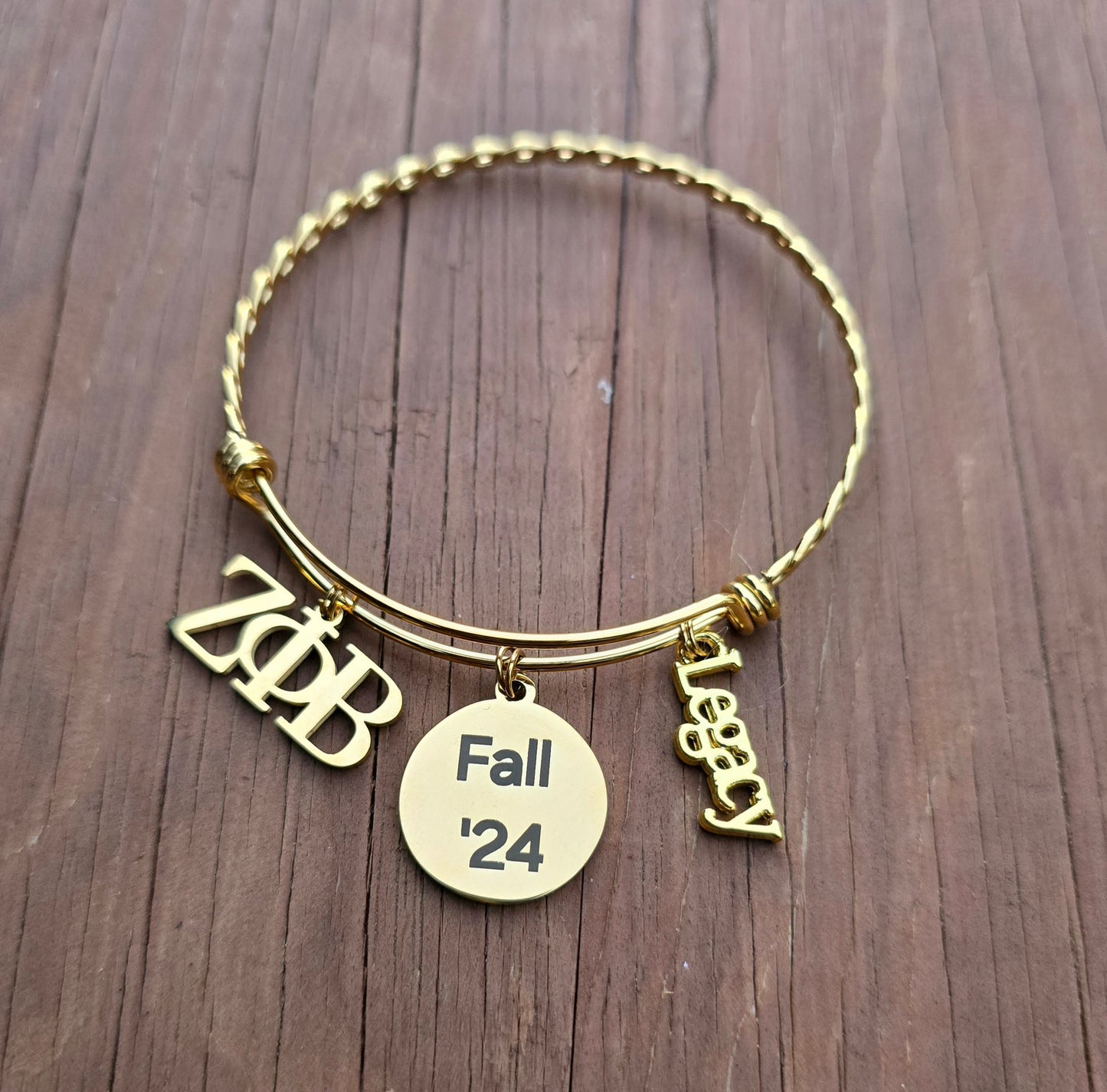 Zeta Phi Beta Legacy Charm Bracelet