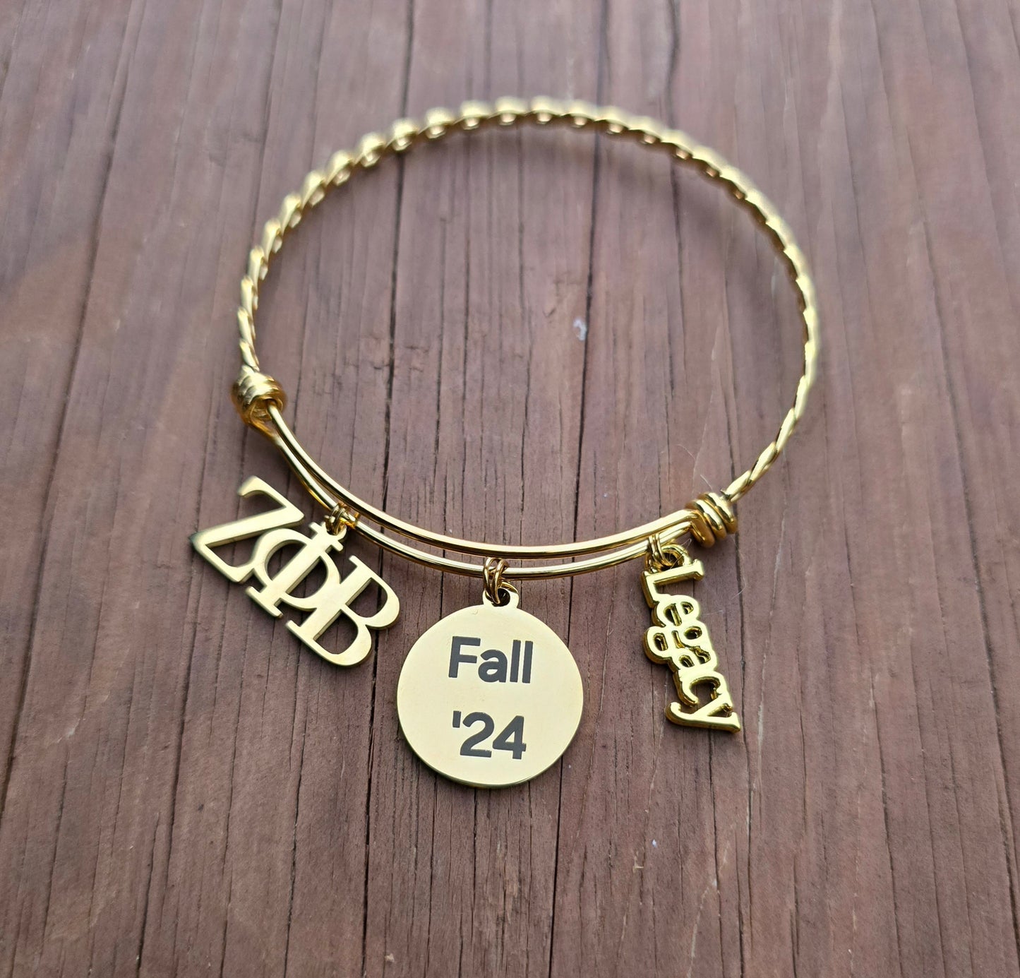 Zeta Phi Beta Legacy Charm Bracelet