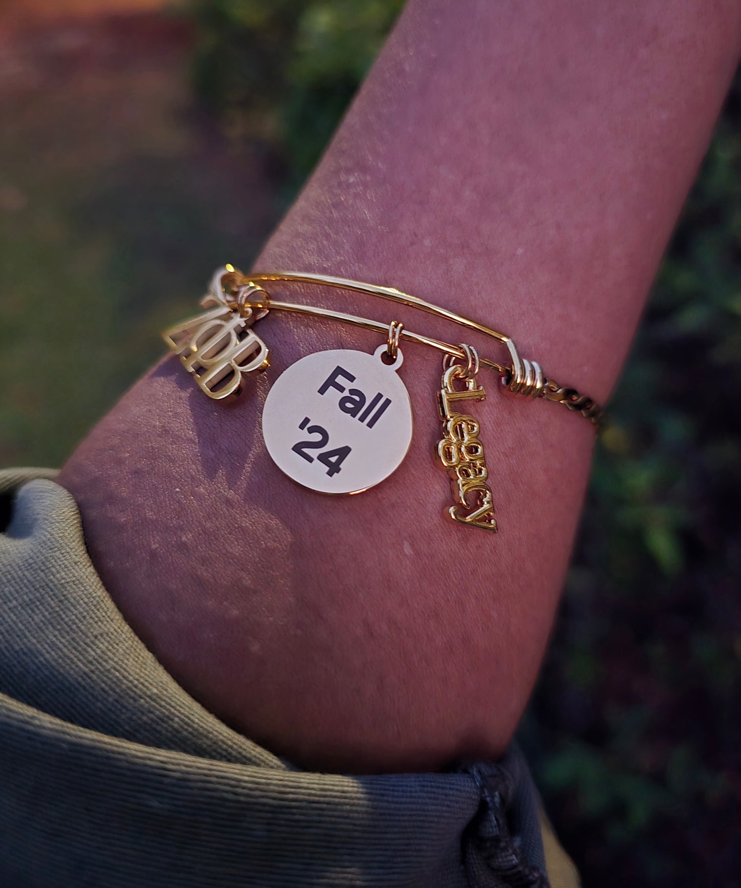 Zeta Phi Beta Legacy Charm Bracelet