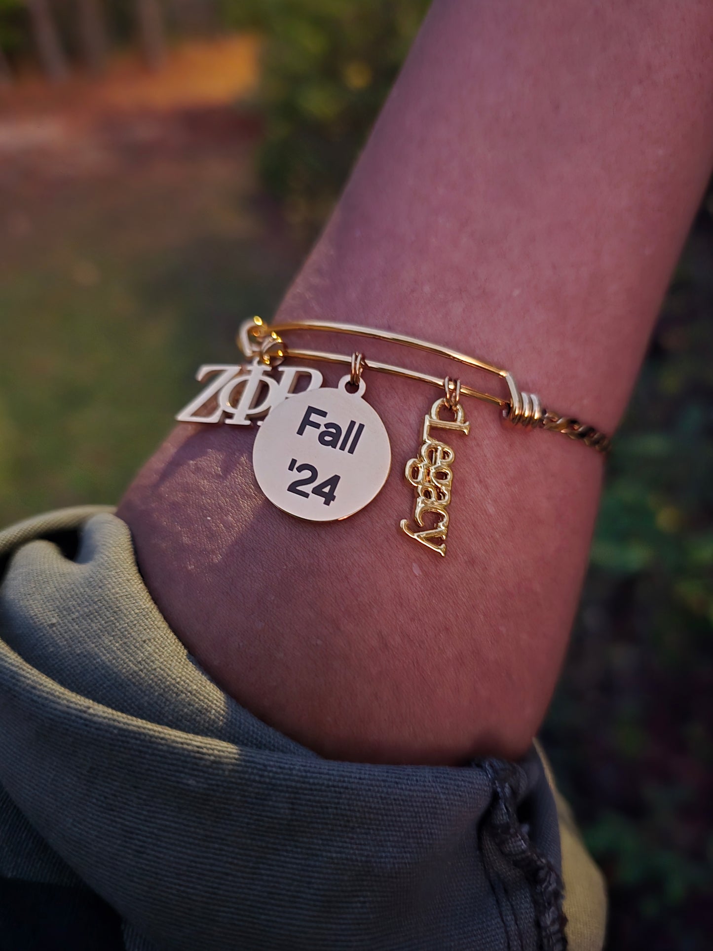 Zeta Phi Beta Legacy Charm Bracelet