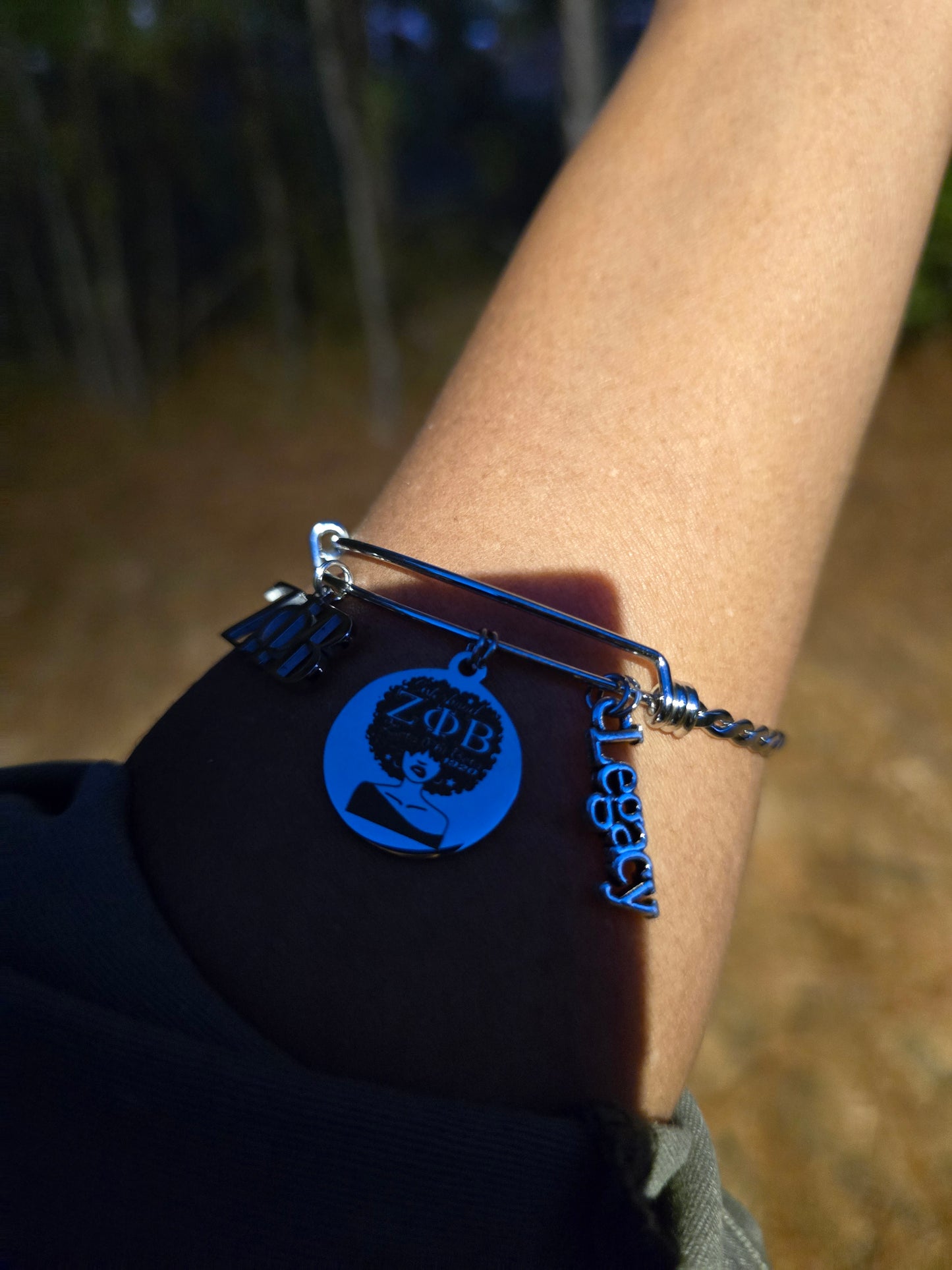 Zeta Phi Beta Legacy Charm Bracelet