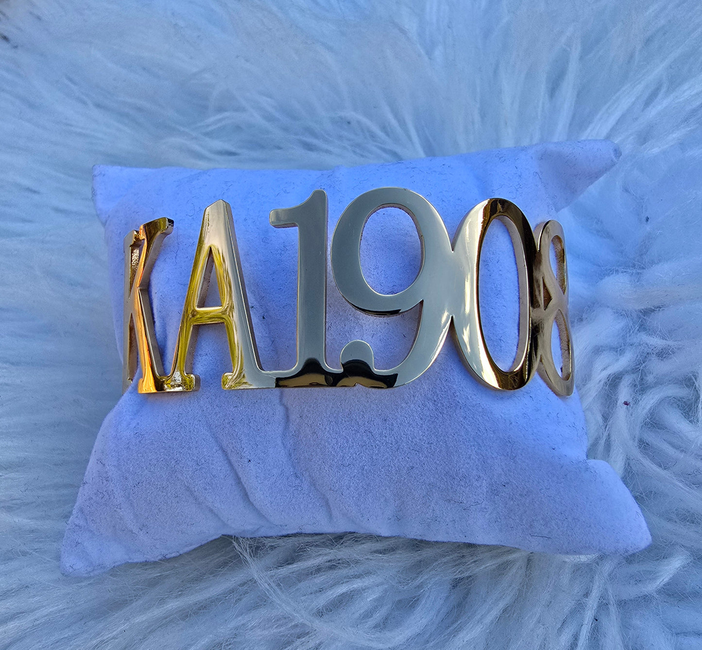 AKA Sorority Cuff Bracelet