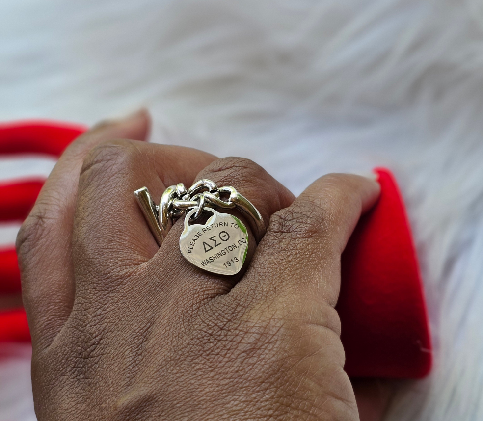 Delta Sigma Theta Ring - DST Ring - Delta Ring - Sorority Jewelry - 1913 Ring - Sorority Ring