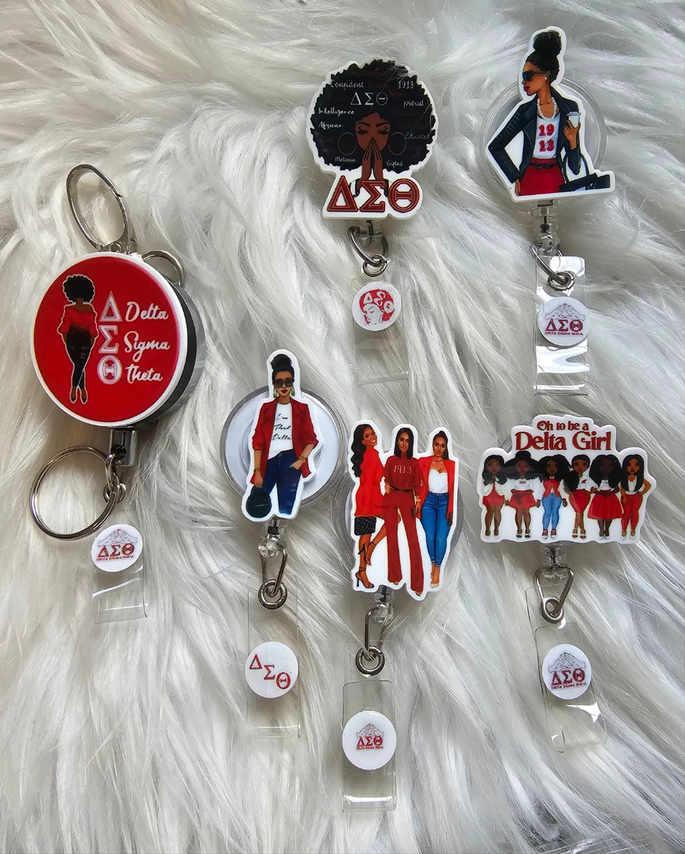 Delta Sigma Theta Sorority Badge Reels