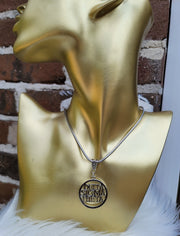 Delta Sigma Theta Sorority Necklace Available in Silver