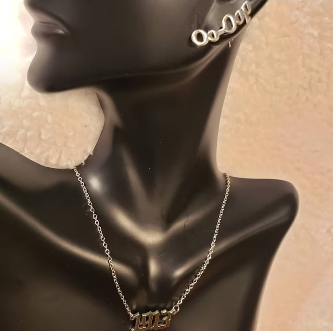 1913 Delta Sigma Theta Sorority Necklaces Available In Gold & Silver