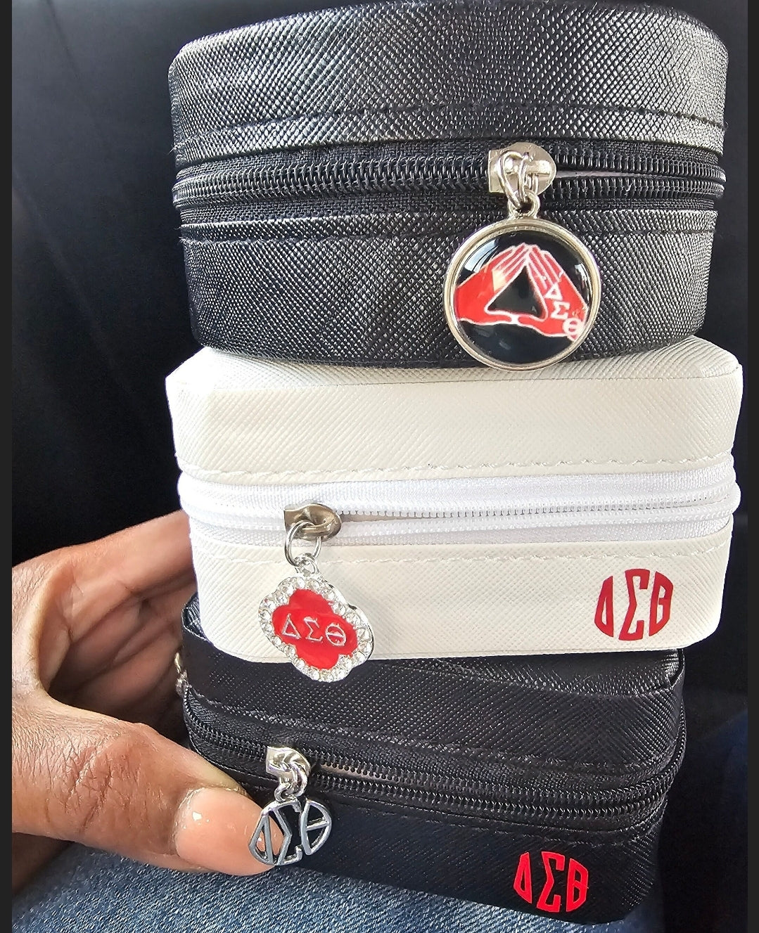 Small Delta Sigma Theta Jewelry Boxes Perfect For Traveling