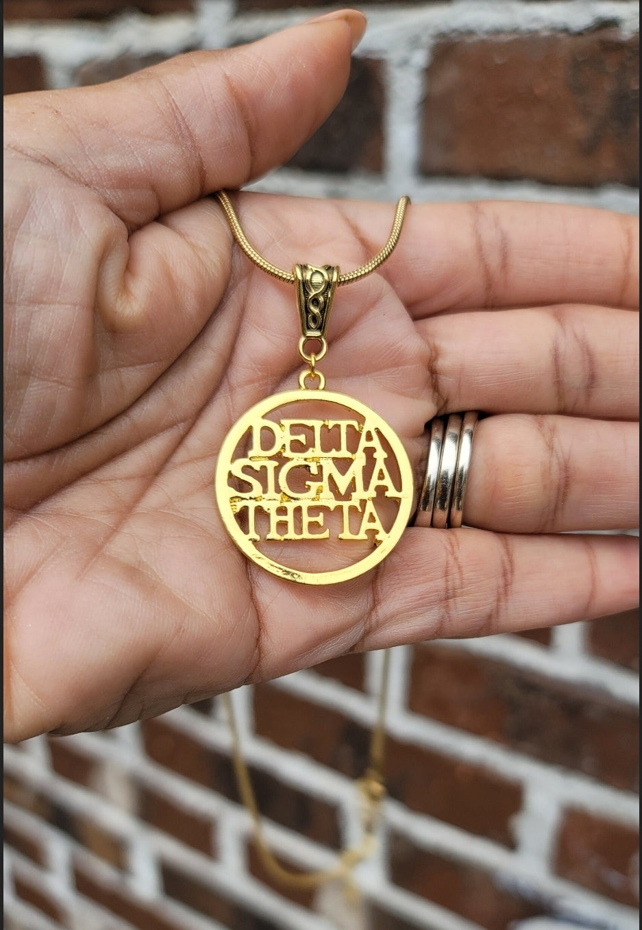 Delta Sigma Theta Sorority Necklace