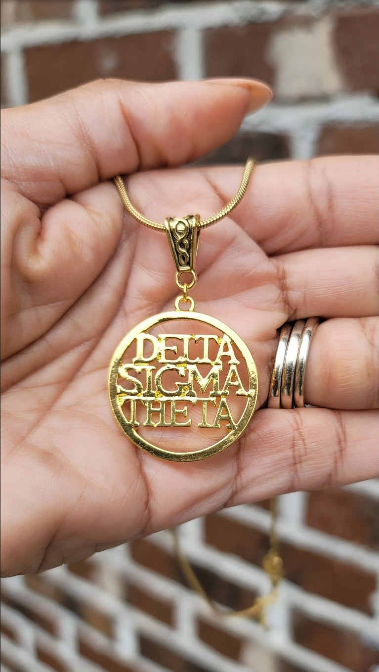 Delta Sigma Theta Sorority Necklace