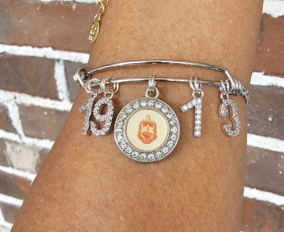 Delta 1913 Bling Bracelet - Delta Sigma Theta Bracelet - Sorority Bracelet - DST Bracelet - Delta Girl Bracelet - Sorority Jewelry - Jewelry