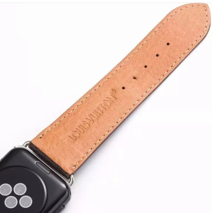 LV Pink/Orange Apple Watch