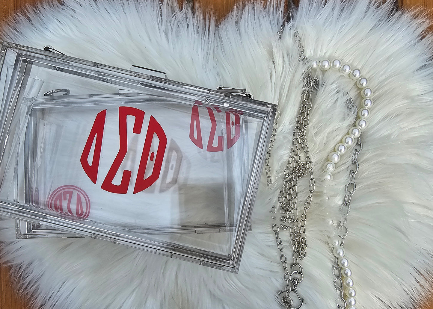 Delta Sigma Theta Sorority Crossbody/Clutch Handbag