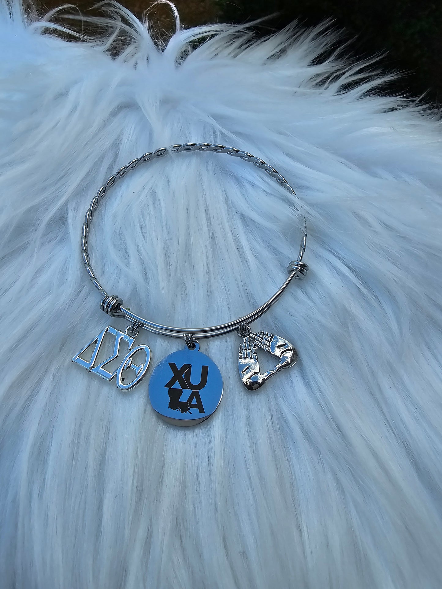 Xavier University of Louisiana Bracelet Available In Gold and Silver
