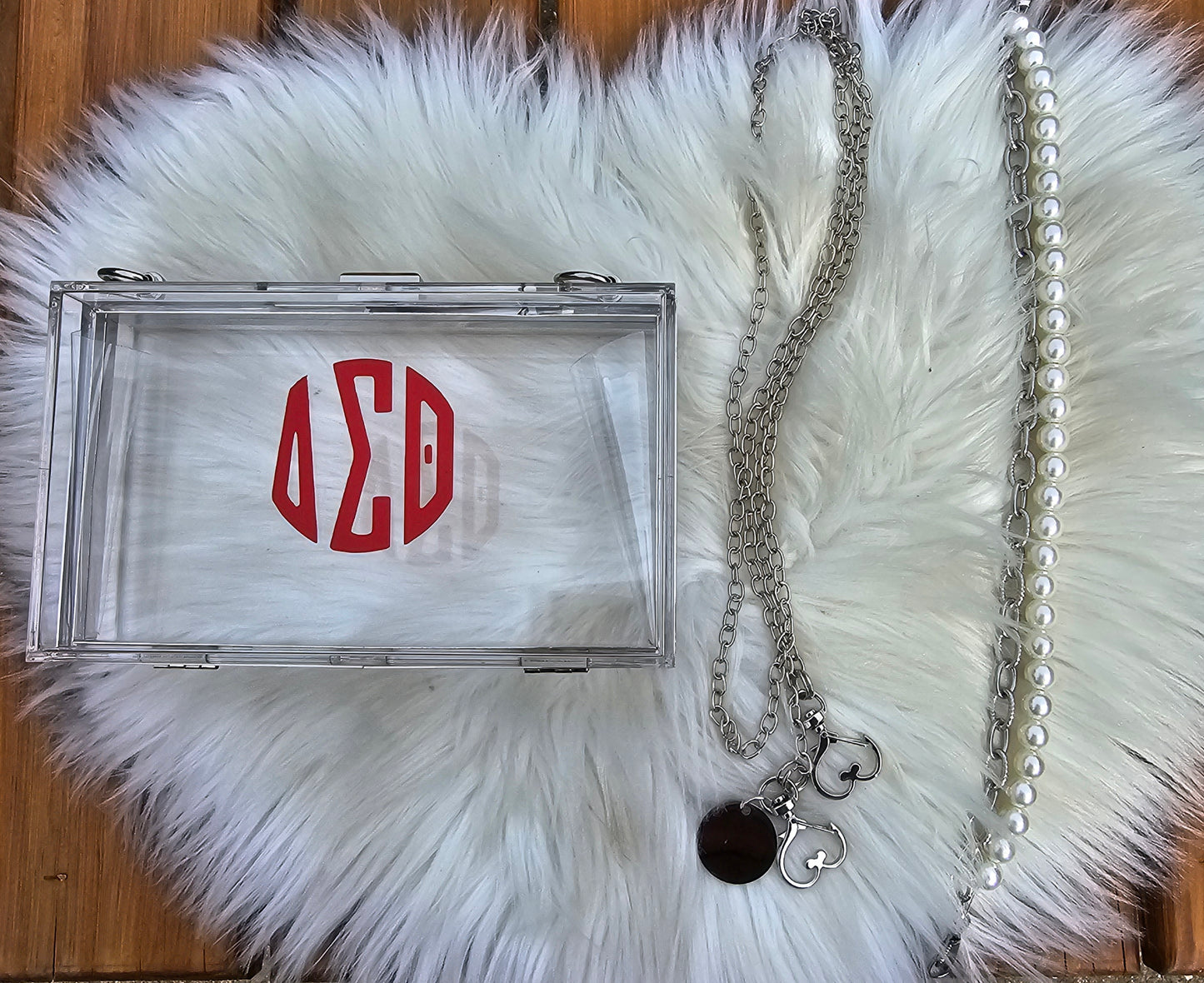 Delta Sigma Theta Sorority Crossbody/Clutch Handbag