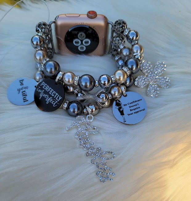 Apple Watch Band Custom Fit (charms may be changed at customers request)