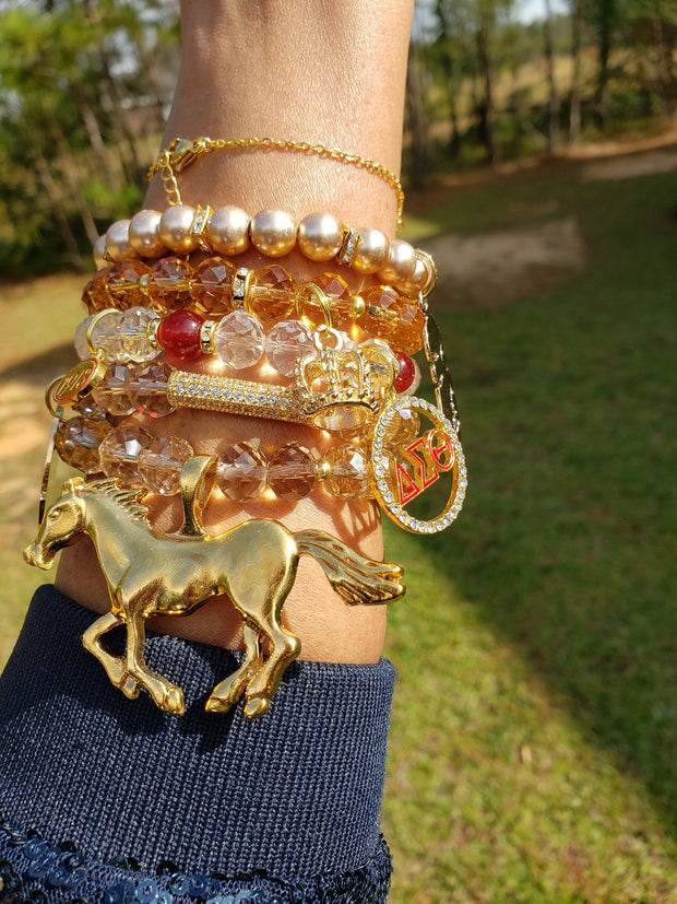 Stack Bracelet Custom Fit Set (charms may be changed)