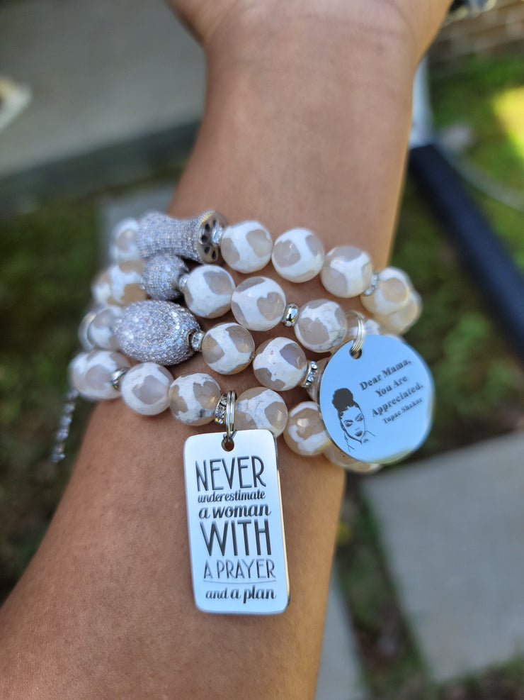 Custom Fit Stack Bracelet Set (charms may be changed)