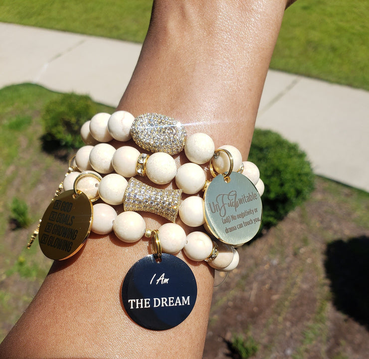 Custom Fit Stack Bracelet Set (charms may be changed)