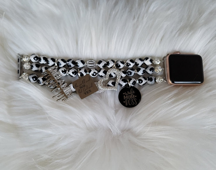 Apple Watch Band Custom Fit (charms may be exchanged at customers request)