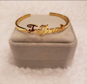 Children&#39;s Adjustable Personalized Name Cuff Bracelet