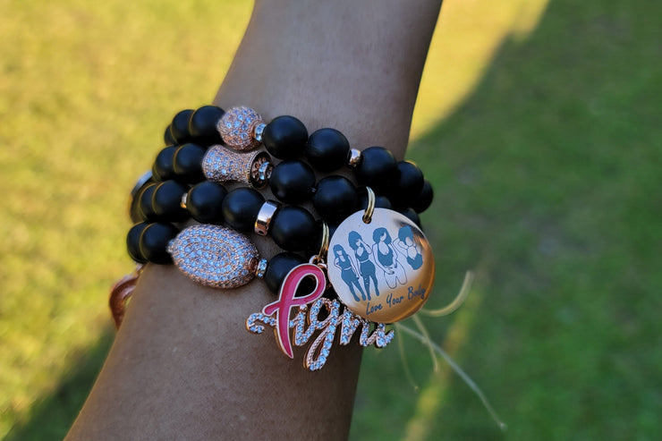 Stack Bracelet Set Custom Fit (charms may be changed)