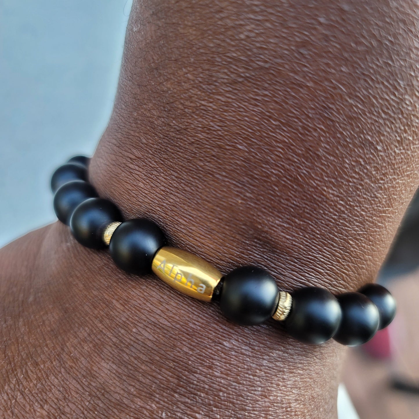 Alpha Fraternity Custom Fit Bracelet Set