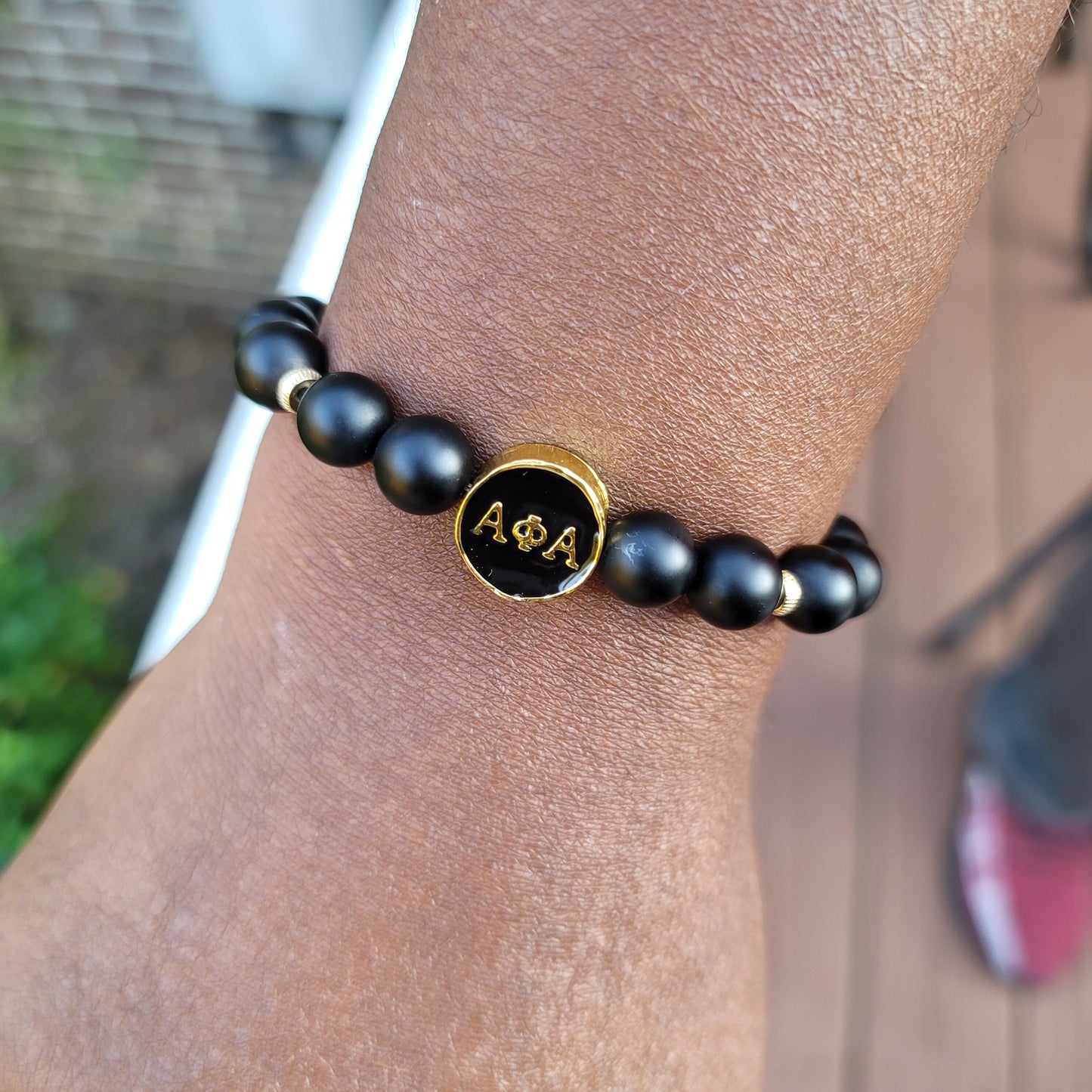 Alpha Fraternity Custom Fit Bracelet Set