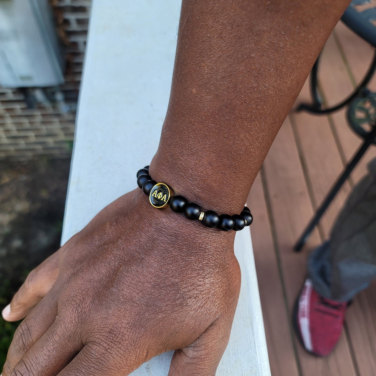 Alpha Fraternity Custom Fit Bracelet Set