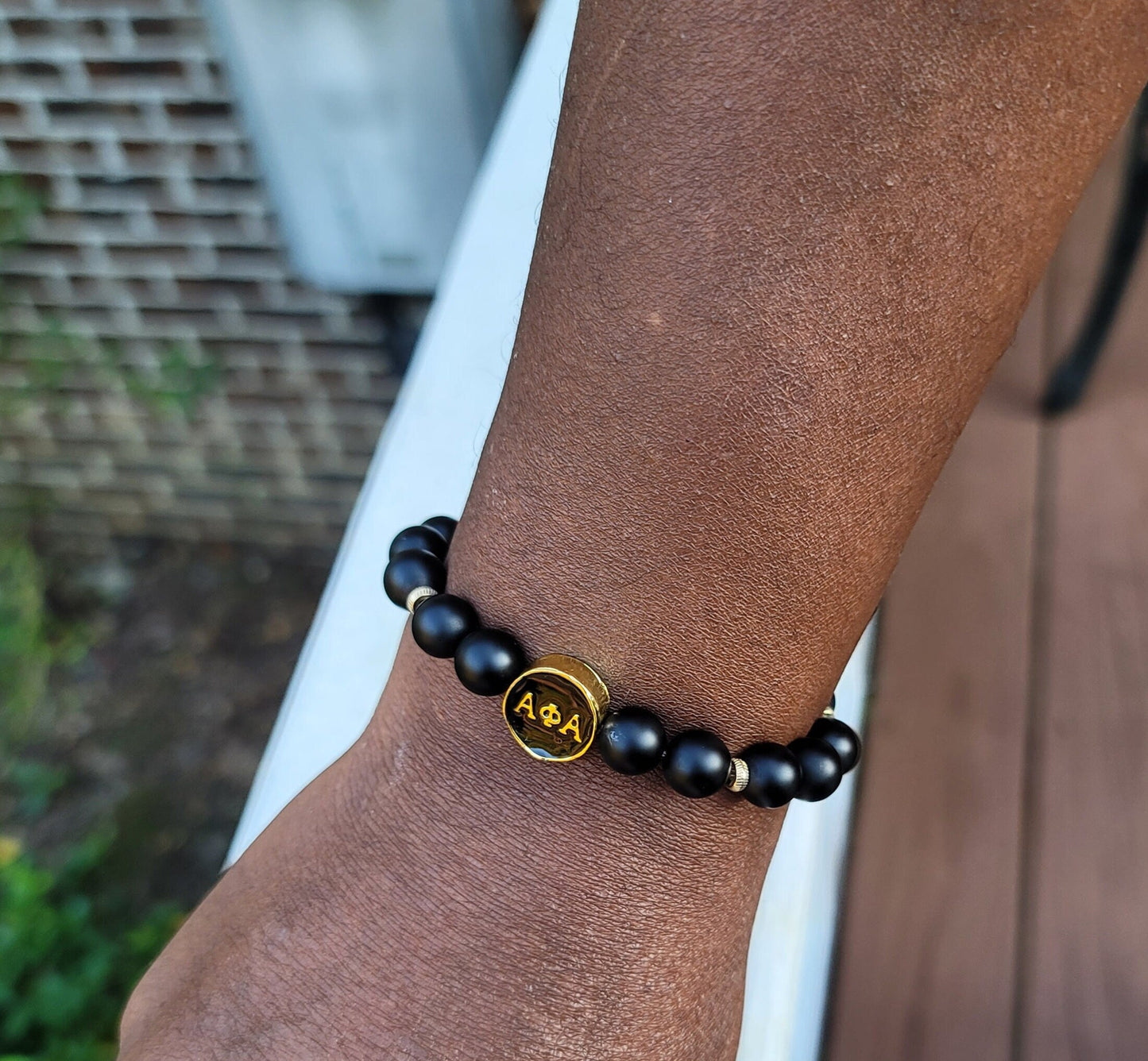 Alpha Fraternity Custom Fit Bracelet Set