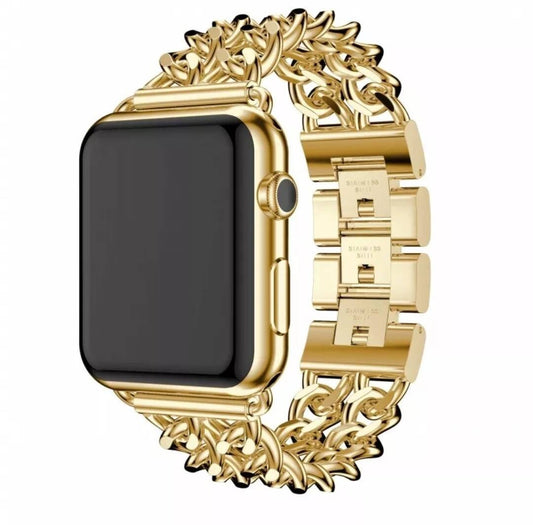 Customize Your Apple Link Watch Band Available In Silver & Gold (select up to 6 charms of your choice)