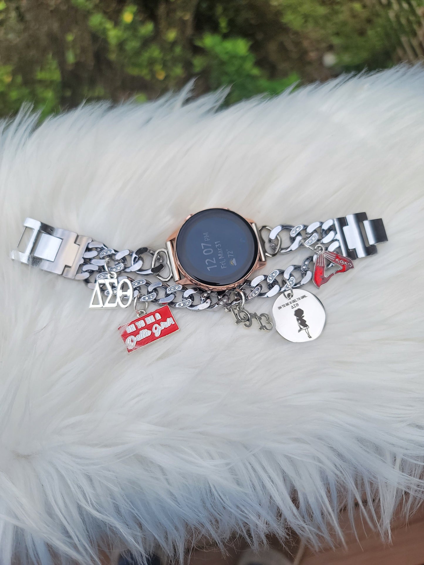 Delta Samsung 20mm Galaxy Bracelet Watch Band (Please message shop with line number if you would like added to design)